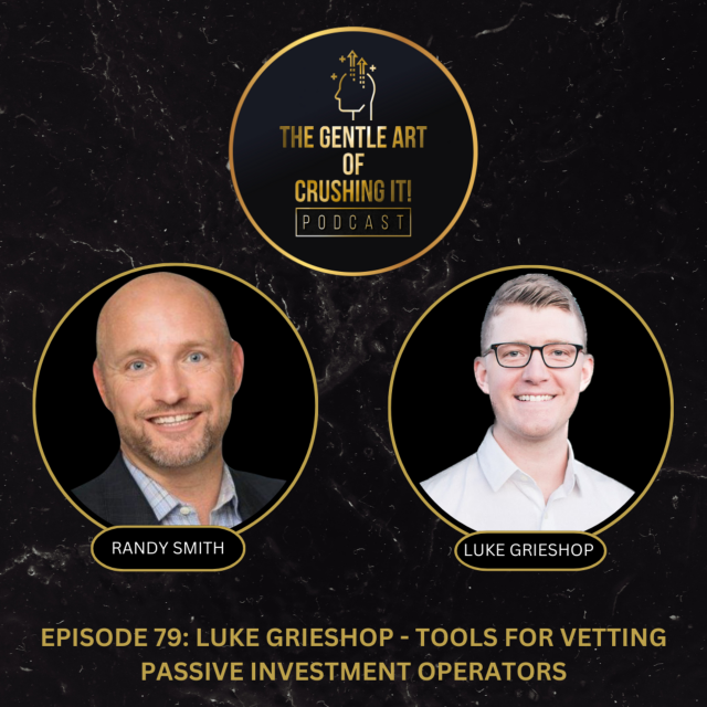 Luke Grieshop – Tools for vetting passive investment operators